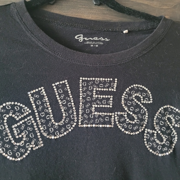 GUESS with bling details sz M - Picture 2 of 2